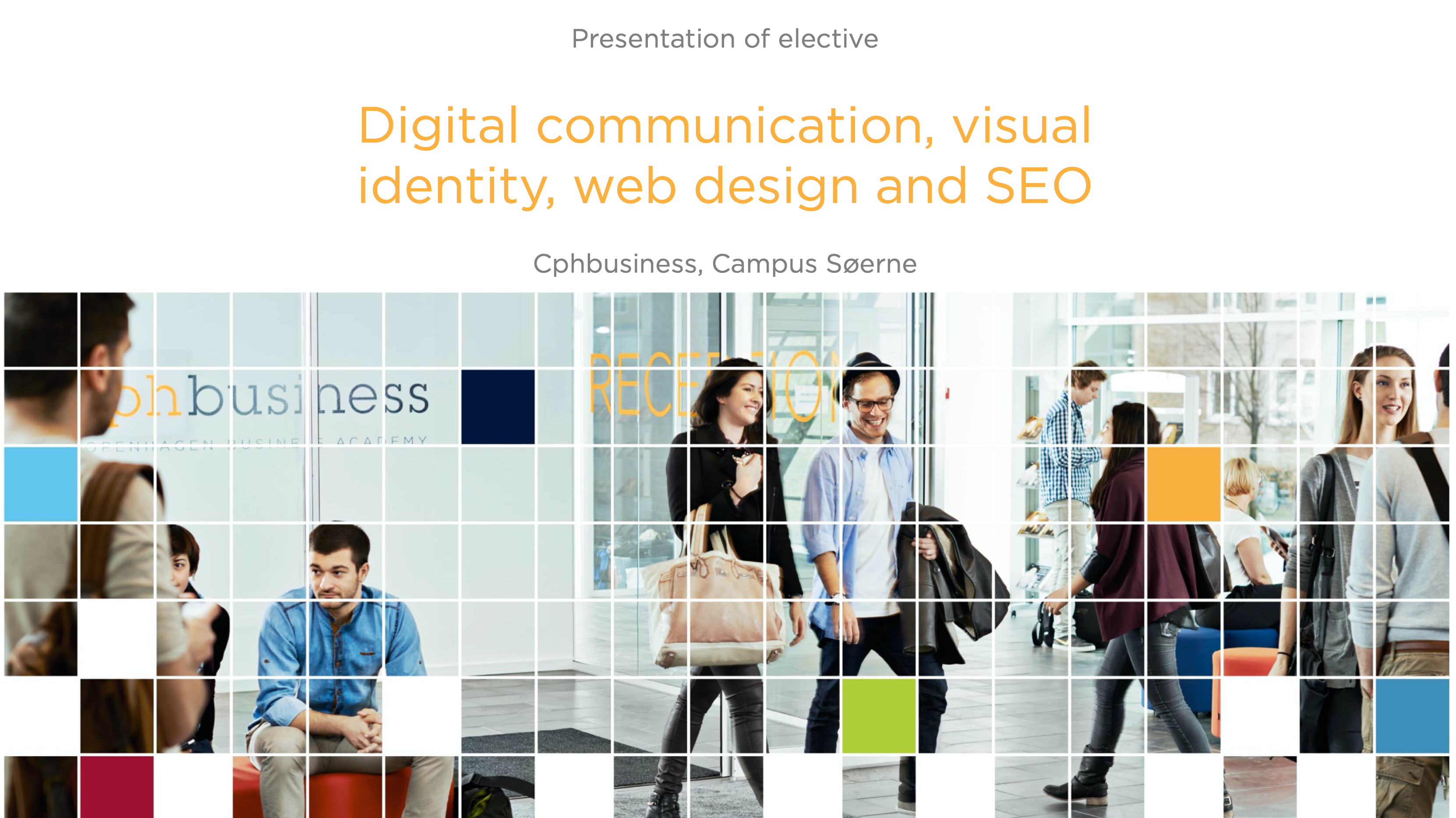 Valgfag / elective pitch