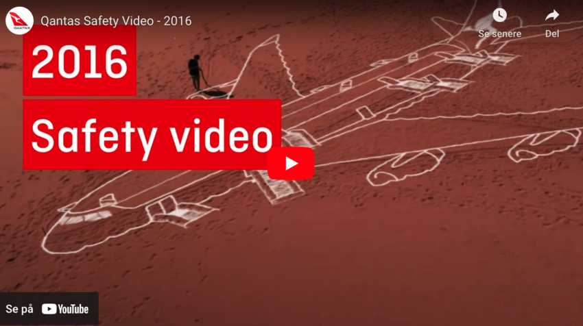 Quantas Safety Video