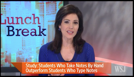 Learn more by taking notes by hand (and get better grades)